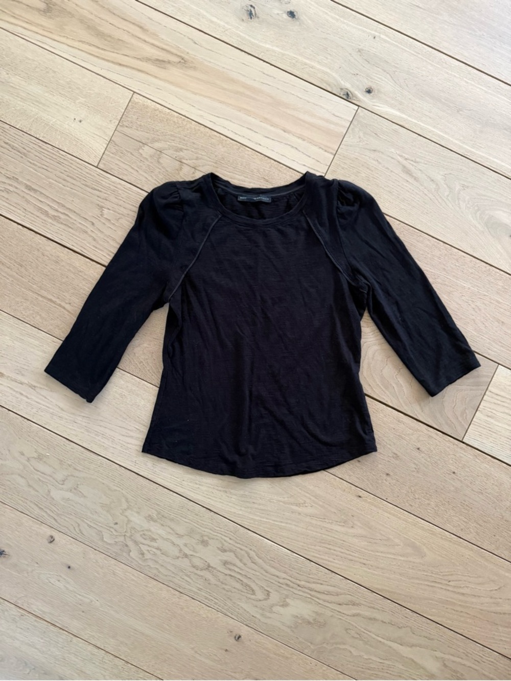 2 White House Black Market tops: Women's Three-Quarter Sleeve Crewneck Top